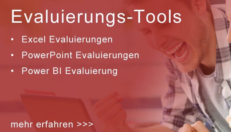 Evaluierungs-Tool für Excel, PowerPoint und Power BI von hansesoft.