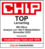 hansesoft Chip Testsiegel Lernerfolg.